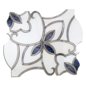 MJ GRACE CERSEI – CHINA WHITE, GRAY & DIAMOND BLUE