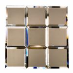 MIRROR BRONZE 4X4 BEVELED