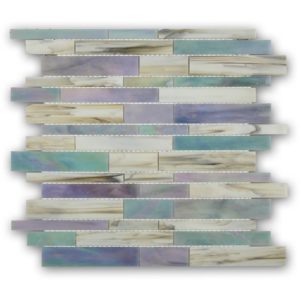 STAINED GLASS FREEFORM PRETTY IN PINK