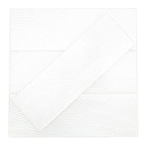 UPTOWN SENSE BRUSH STROKE 4X12 BRIGHT WHITE