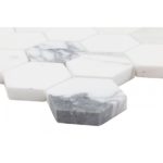 CALACATTA 2″ HEXAGON