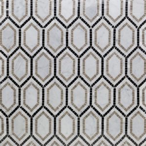 NEW ERA WHITE CARRARA LONG HEXAGON WITH LAGOS, WHITE CARRARA, BLACK