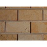 JERUSALEM GOLD 2X4 BEVELED BRICK