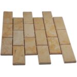 JERUSALEM GOLD 2X4 BEVELED BRICK