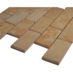 JERUSALEM GOLD 2X4 BEVELED BRICK