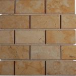 JERUSALEM GOLD 2X4 BEVELED BRICK