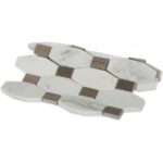 LONG OCTAGON PATTERN ASIAN STATUARY & ATHENS GRAY DOT