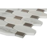 LONG OCTAGON PATTERN ASIAN STATUARY & ATHENS GRAY DOT