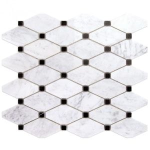 STELLA WHITE CARRARA WITH BLACK DOT