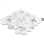 CALACATTA 2″ HEXAGON