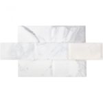 CALACATTA 3X6 BEVELED