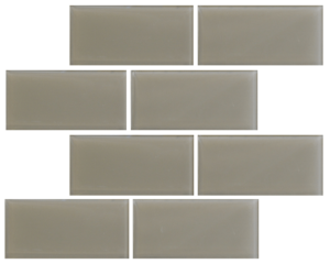 Tluna 3″ x 6″ Subway Glass