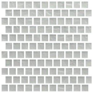 White Cosmo 1″ x 1″ Offset