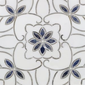 MJ GRACE CERSEI – CHINA WHITE, GRAY & DIAMOND BLUE