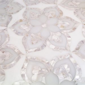 MJ JULIET – WHITE THASSOS, ROYAL WHITE & MOTHER OF PEARL