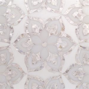 MJ JULIET – WHITE THASSOS, ROYAL WHITE & MOTHER OF PEARL