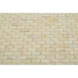 PEARL WHITE FLAT MINI BRICK
