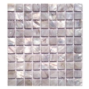 PEARL MIST GRAY FLAT 1X1 SQUARES