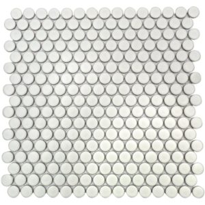 SIMPLE PENNY ROUNDS SOLID MATTE WHITE