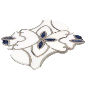 MJ GRACE CERSEI – CHINA WHITE, GRAY & DIAMOND BLUE