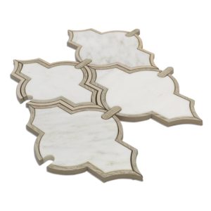 WOOD JET ARGANIA – ASIAN STATUARY WITH CREAM & GRAY WOODLOOCK & GRAY WOOD DOT