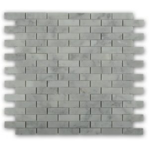 WHITE CARRARA 1 / 2X2 BRICK