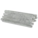 WHITE CARRARA 1 / 2X2 BRICK