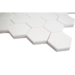 WHITE THASSOS 2″ HEXAGON