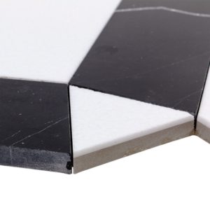 MJ IMMACULATA – CRYSTALLIZED PORCELAIN TILE & BLACK JADE