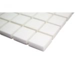 WHITE THASSOS 1X1 SQUARES