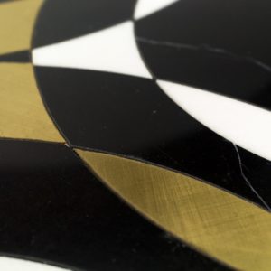 Kaleidoscope Mystique – Nero Marquina, White Thassos & Brass