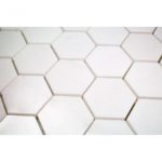 WHITE THASSOS 2″ HEXAGON