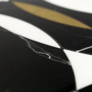 Kaleidoscope Mystique – Nero Marquina, White Thassos & Brass