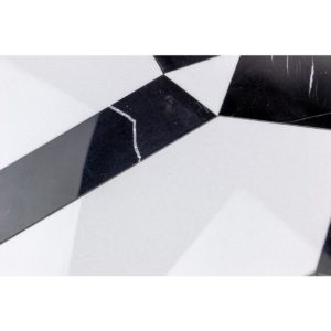 MJ IMMACULATA – CRYSTALLIZED PORCELAIN TILE & BLACK JADE