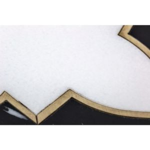 SHANGRI-LA – WHITE THASSOS, BLACK MARBLE & BRASS
