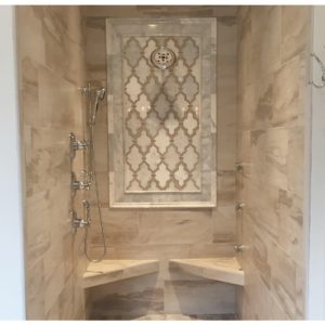 WOOD JET ARGANIA – ASIAN STATUARY WITH CREAM & GRAY WOODLOOCK & GRAY WOOD DOT