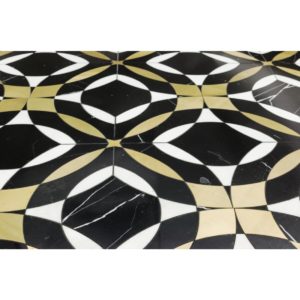 Kaleidoscope Mystique – Nero Marquina, White Thassos & Brass