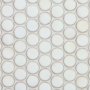 SIMPLE PENNY ROUNDS SOLID POLISHED WHITE