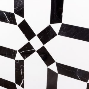 MJ IMMACULATA – CRYSTALLIZED PORCELAIN TILE & BLACK JADE
