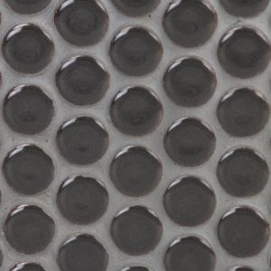 SIMPLE PENNY ROUNDS SOLID POLISHED BLACK