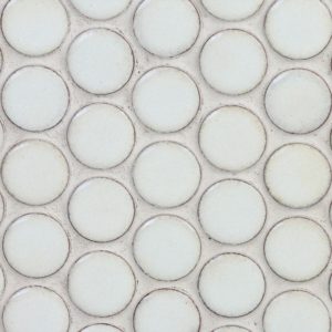 SIMPLE PENNY ROUNDS SOLID POLISHED WHITE