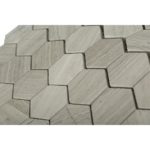 WOODEN BEIGE 2″ HEXAGON