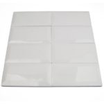 WHITE THASSOS BEVELED EDGE 3X6 POLISHED
