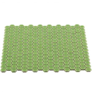 SIMPLE RIMMED HEXAGON KEY LIME