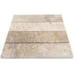 STONE BRUSHED 2X8 WILD TRAVERTINE