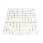 WHITE THASSOS 1X1 SQUARES