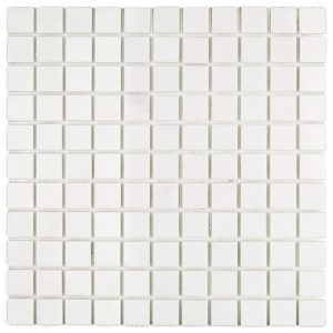 WHITE THASSOS 1X1 SQUARES