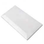 WHITE THASSOS BEVELED EDGE 3X6 POLISHED