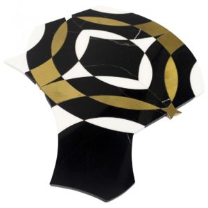 Kaleidoscope Mystique – Nero Marquina, White Thassos & Brass