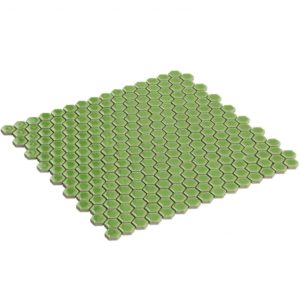 SIMPLE RIMMED HEXAGON KEY LIME
